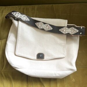 Tylie Malibu leather large satchel bag